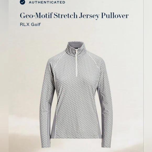 RLX - Geo-Motif Stretch Jersey Pullover - Picture 4 of 5